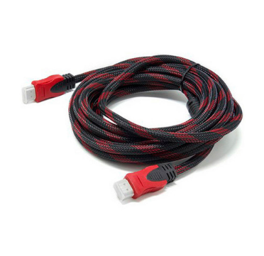 CABLE HDMI RECUBIERTO DE CORDON ROJO