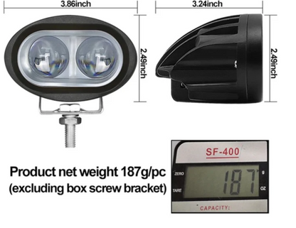 Proyector ovalado de luz doble lupas OP-GZD31726