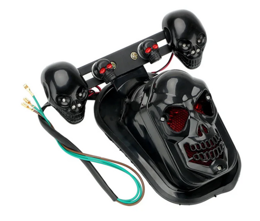 Luz de stop para moto con direccionales tipo calavera HW-MTWD-278