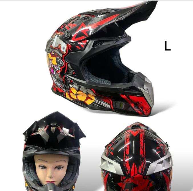 Casco para motocross varios diseños HX-HD807