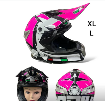 Casco para motocross varios diseños HX-HD807