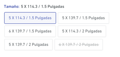 Espaciadores para aros 2 piezas 12X1.5