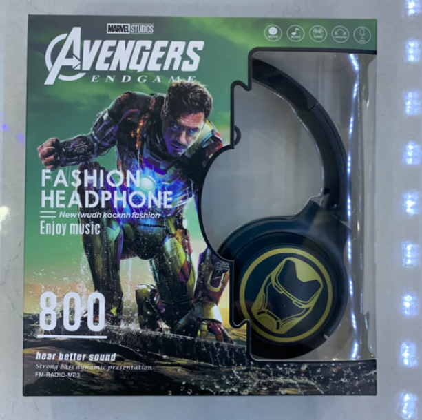 Audífono Avengers endgame 800 Bluetooth ZE-272