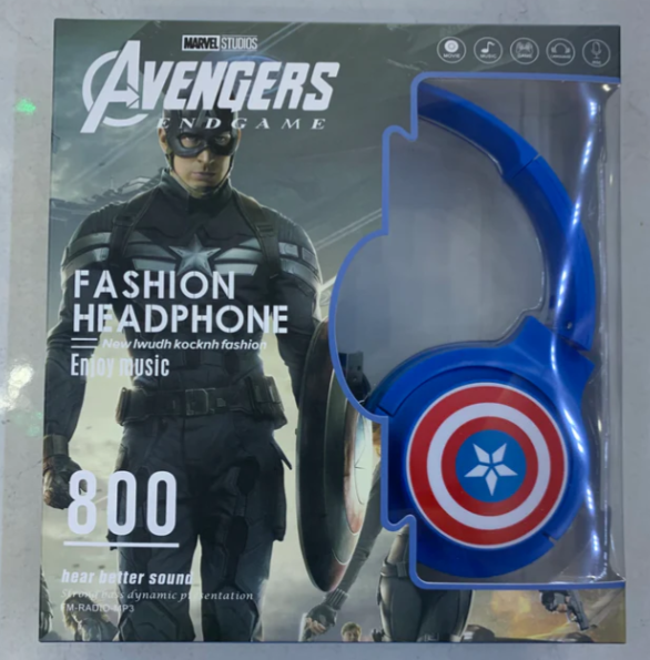 Audífono Avengers endgame 800 Bluetooth ZE-272