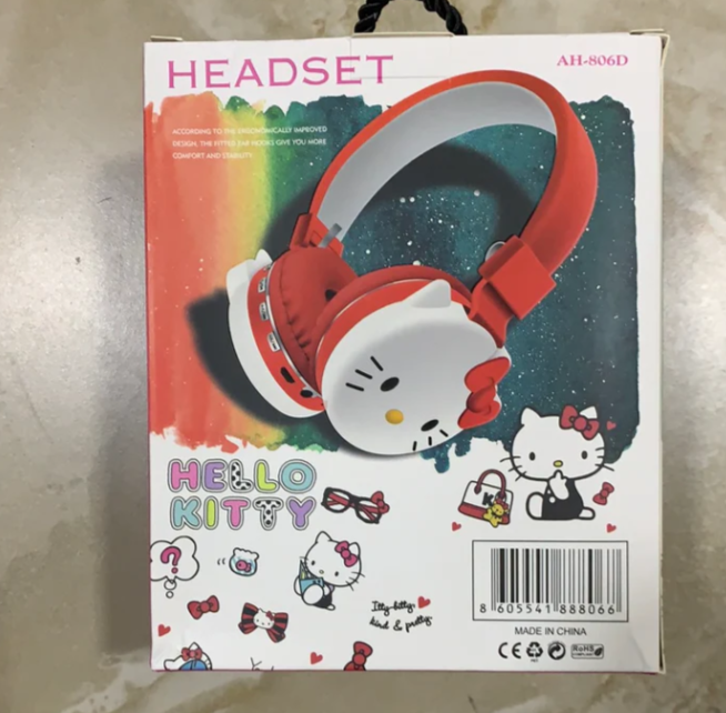 Audífono Bluetooth HELLO KITTY AH-806D