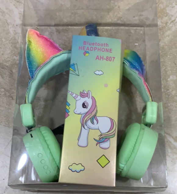 Audífono unicornio con cable AH-007