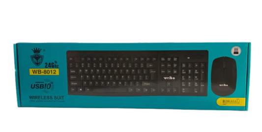 Juego WEIBO De teclado y mouse inalambrico WB-8012