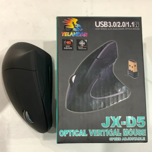 Mouse ergonómico JX-D5/D5 a pila