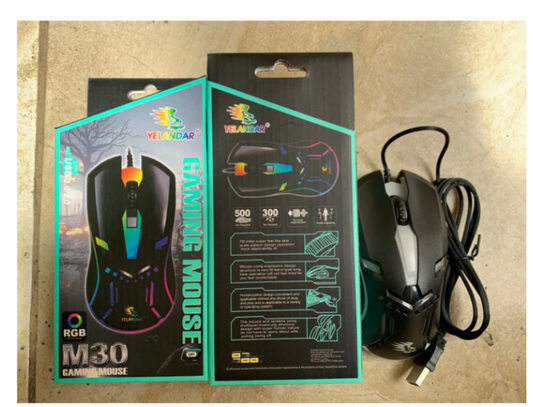 Mouse con cable YELANDAR JX-M30