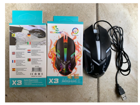 Mouse con cable YELANDAR JX-X3