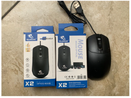 Mouse con cable YELANDAR X2