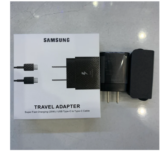 Kit cargador y cable Samsung 25W tipo-c a tipo-c QG22-0668