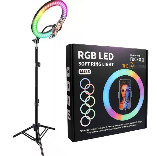 Aro LED RGB 14" con trípode