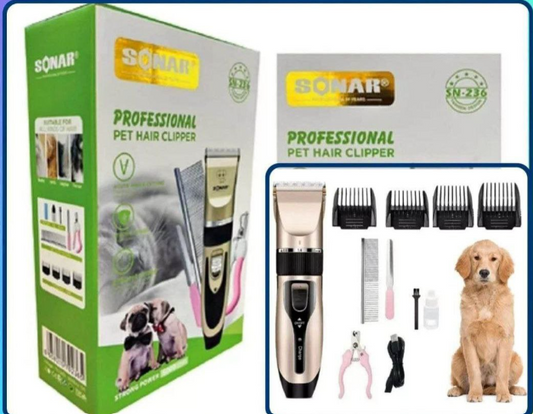 Máquina SONAR para corte de pelo de mascota