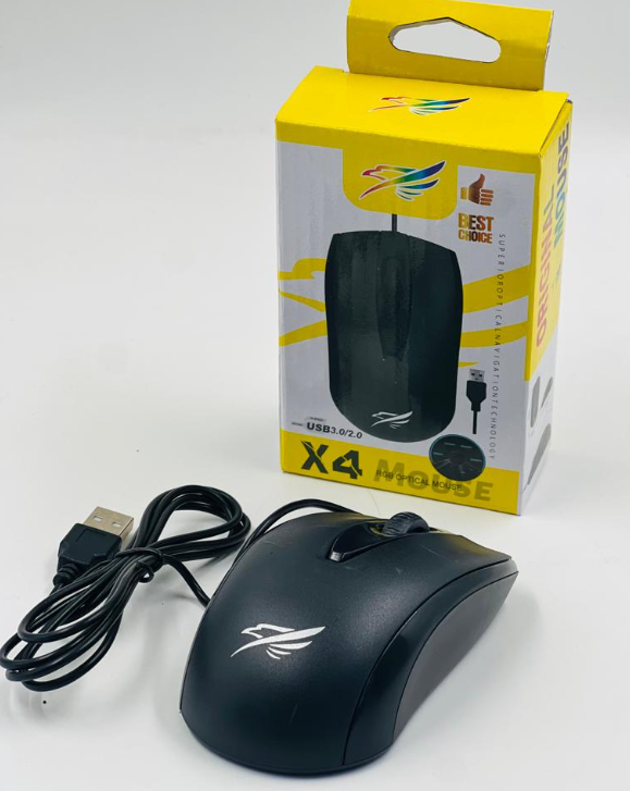 Mouse con cable X4