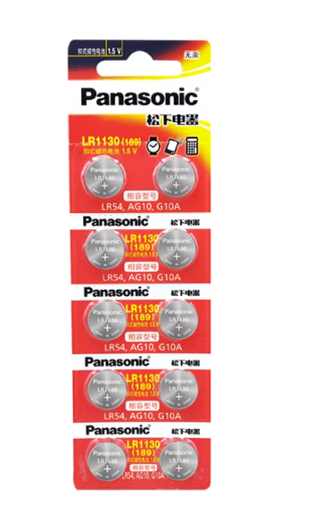 PILA 189 PANASONIC  P189  BLISTER DE 5 UNIDADES