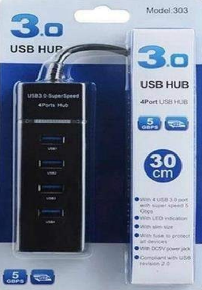 USB HUB 3.0  4 PUERTOS  17966-22