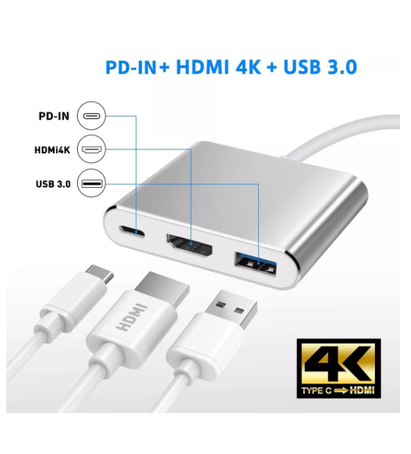 ADAPTADOR TIPO C  HDMI-USB  17660-26