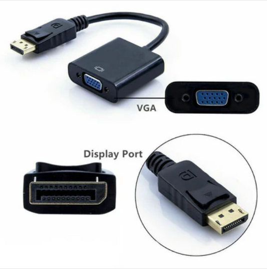 ADAPTADOR DE DISPLAY PORT A VGA  TP5