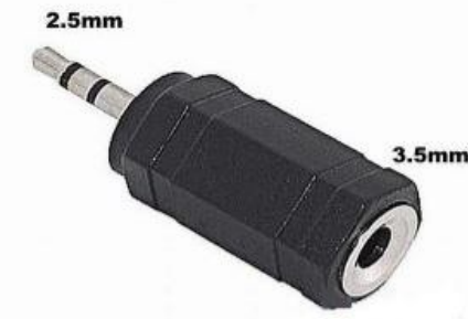 CONECTOR DE 2.5mm A 3.5mm 17660-3