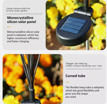 Adorno solar para jardin, lámparas solares para exteriores