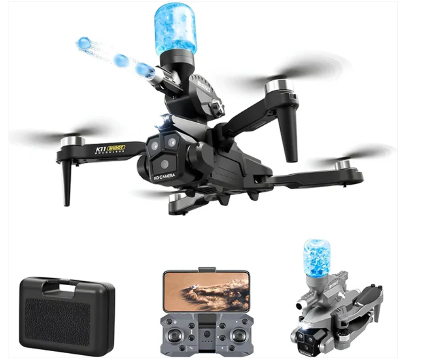 DRON K11 DISTARADOR DE BOLAS DE HIDROGEL