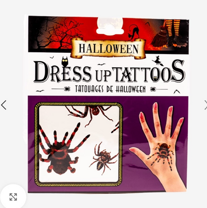 Pegatinas de manos de Halloween