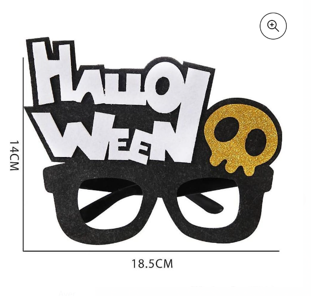 Lentes modelo de halloween