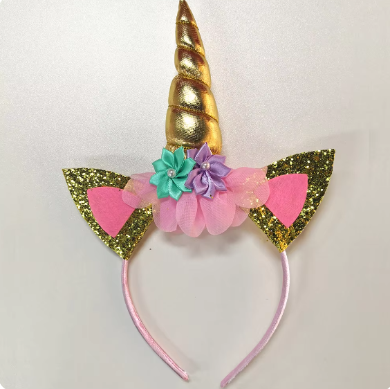 Collar de sombrero unicornio