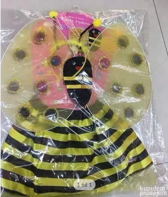 vestido Juego de cuatro piezas de abeja.