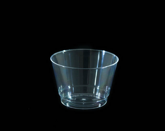 VASO 5 OZ CRISTAL PLASTLIT X 25 UNDS.