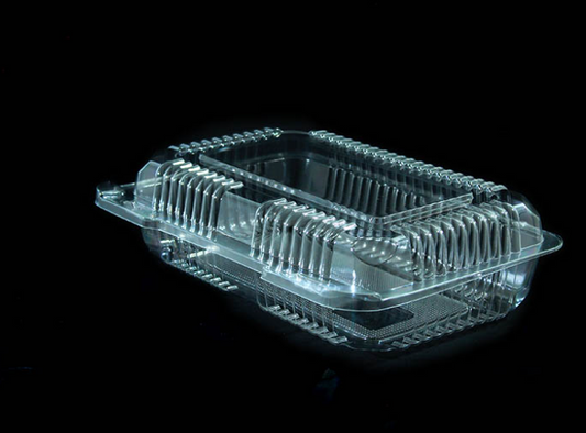 BANDEJA RECTANGULAR 248 CLEAR X 10 UNDS