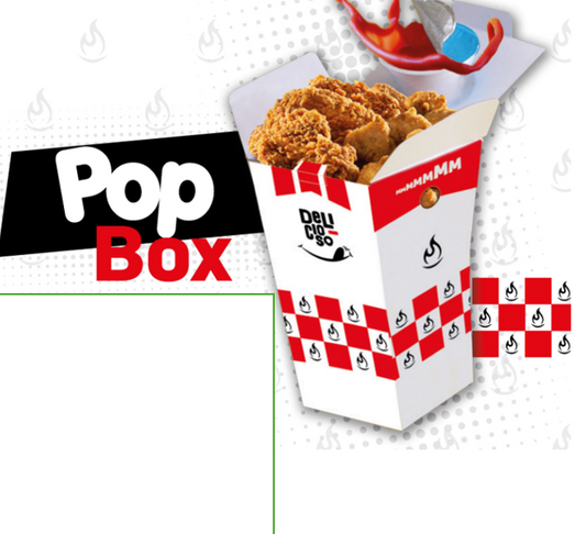 POP BOX DISEÑO PAQUETE DE 25 UNIDADES