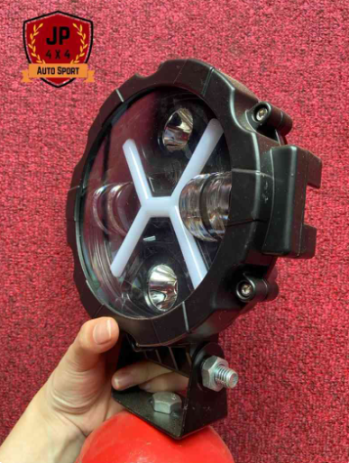 Faro led redondo 7" con base para jeep