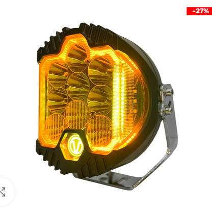 Faros led cuadrado  neblineros led force 7 pulgadas , para jeep