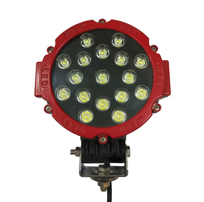 Faro led redondo 7" H4 con base para jeep