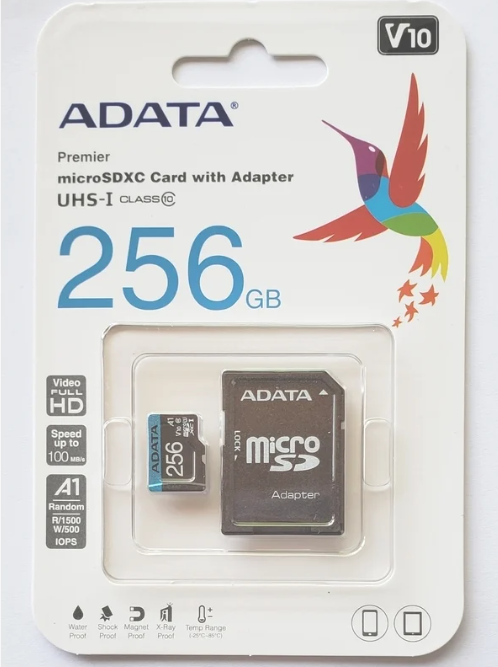 Targeta de memoria ADATA / micro sd 256GB