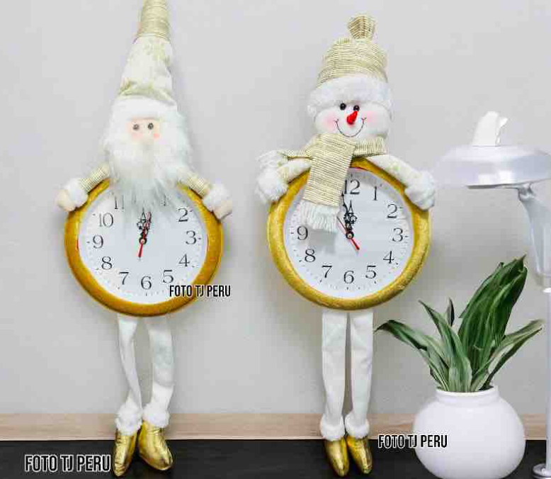 Reloj Navideño  23cm