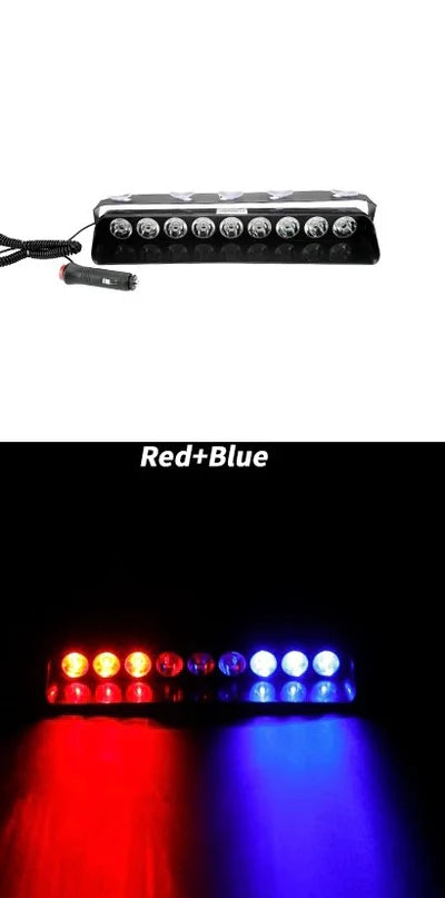 Baliza policial parabrisas 9 led CY-4446