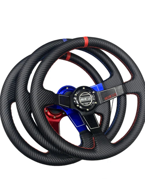 Volante deportivo Sparco fibra de carbon HW-FXP-233