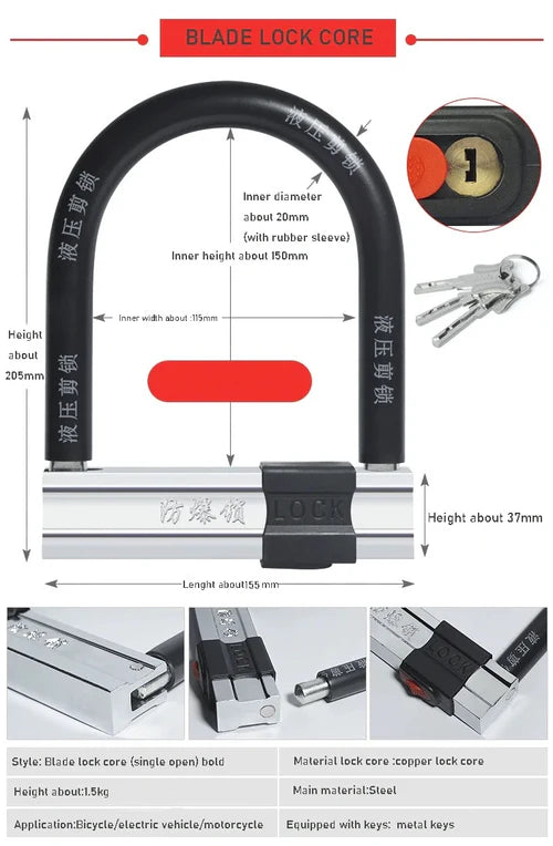 Candado para moto 23-0289