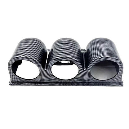 Soporte para manometros 2" FIBRA DE CARBON HW-MBZJ-242CF