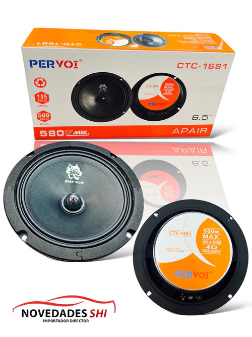 Parlantes PERVOI 6.5" CTC-1681