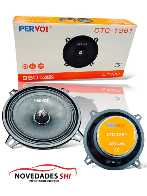 Parlantes PERVOI 5" CTC-1381