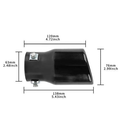 Terminal de tubo escape aluminio Yl-wh3554