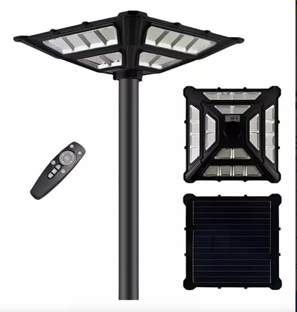 Lampara Led Solar Tipo Ufo Ovni 1000w Luz Blanca Ip65 Parque