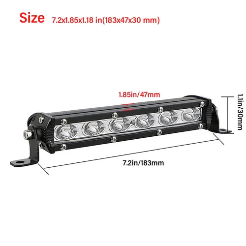 Barra led slim 18w 12v 1pc WM23-21371