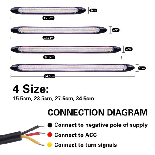 Luz led diurna con direccional