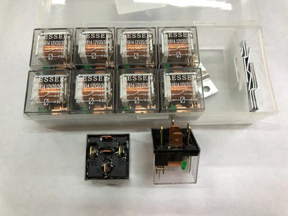 Relay 5pin 12v Caja x 10pcs LX-JDQ-202401/CY-3771