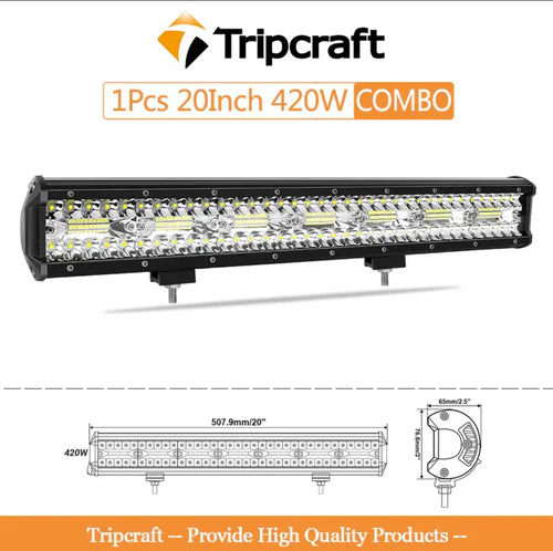 Barra led 50cm 420w CY-4386